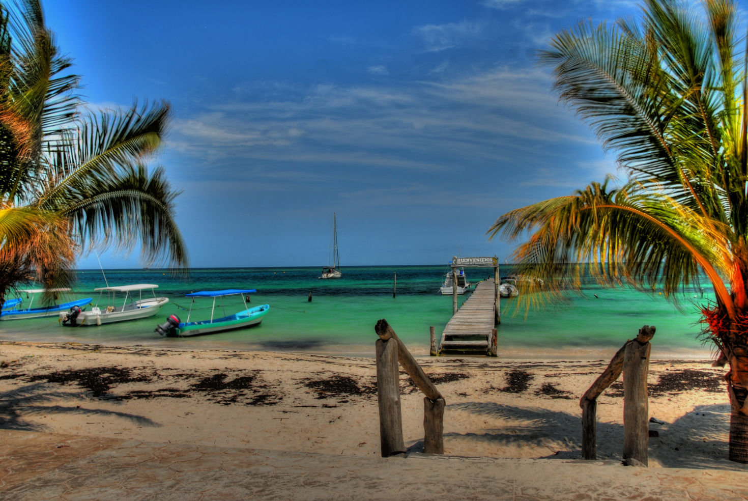 Puerto Morelos on the Yucatan Peninsula