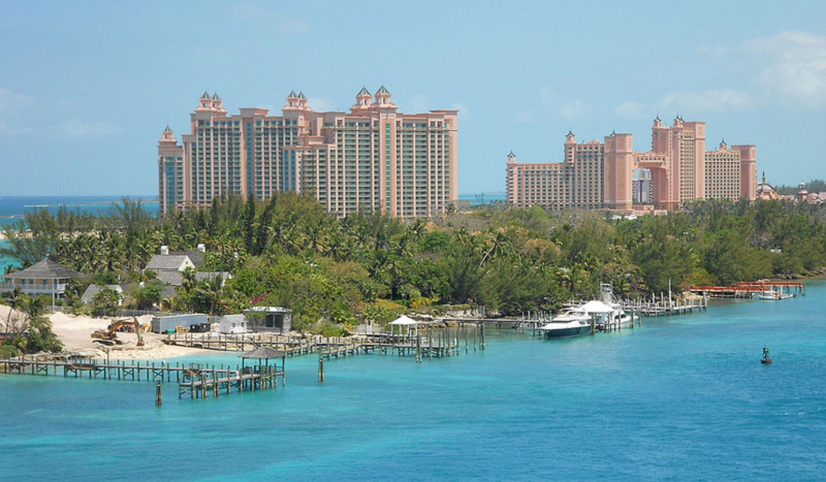 The Atlantis Paradise Island Resort in the Bahamas