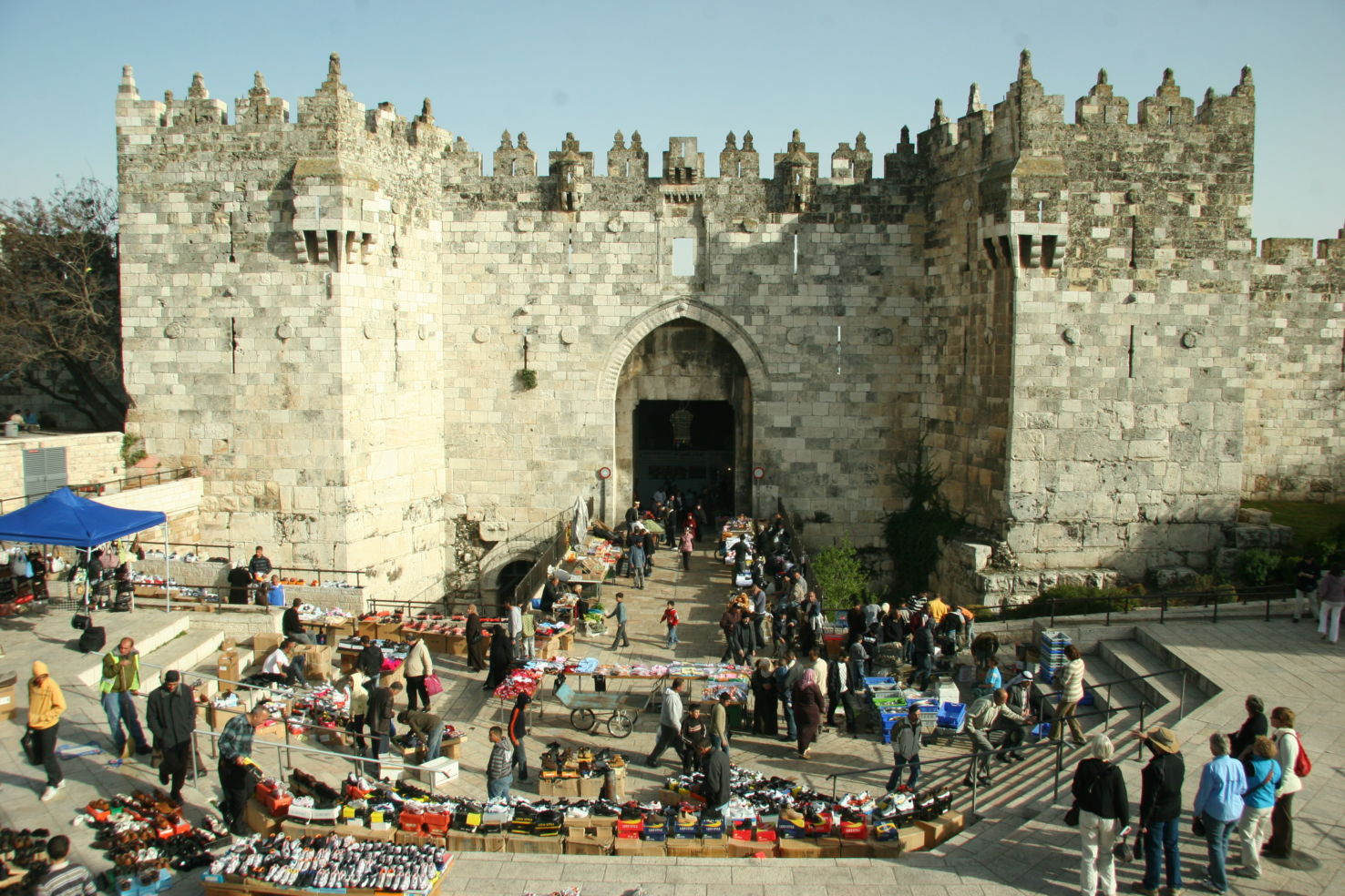 The Damascus Gate in Jerusalem, Israel