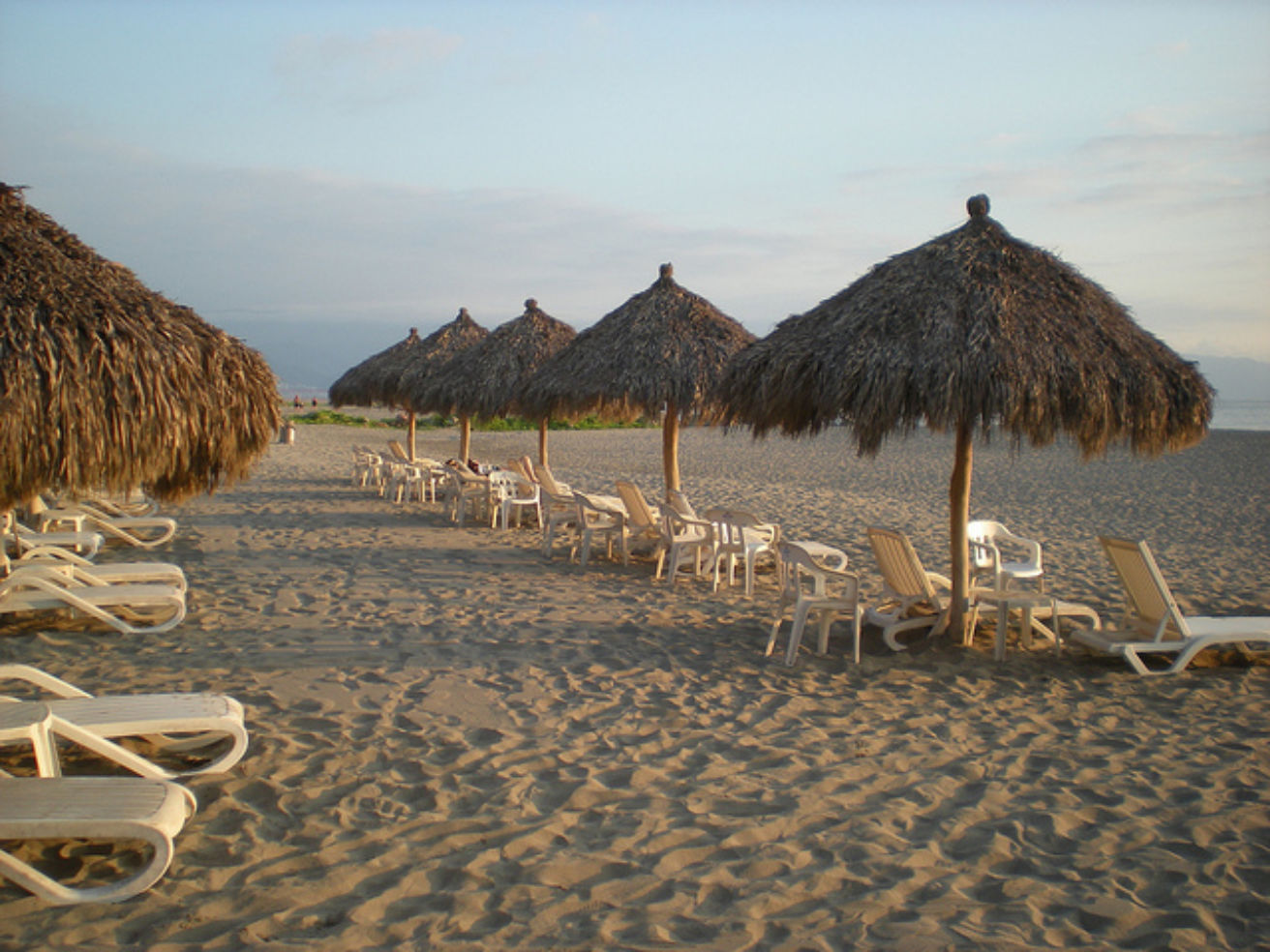 A beach in Nuevo Vallarta, Mexico