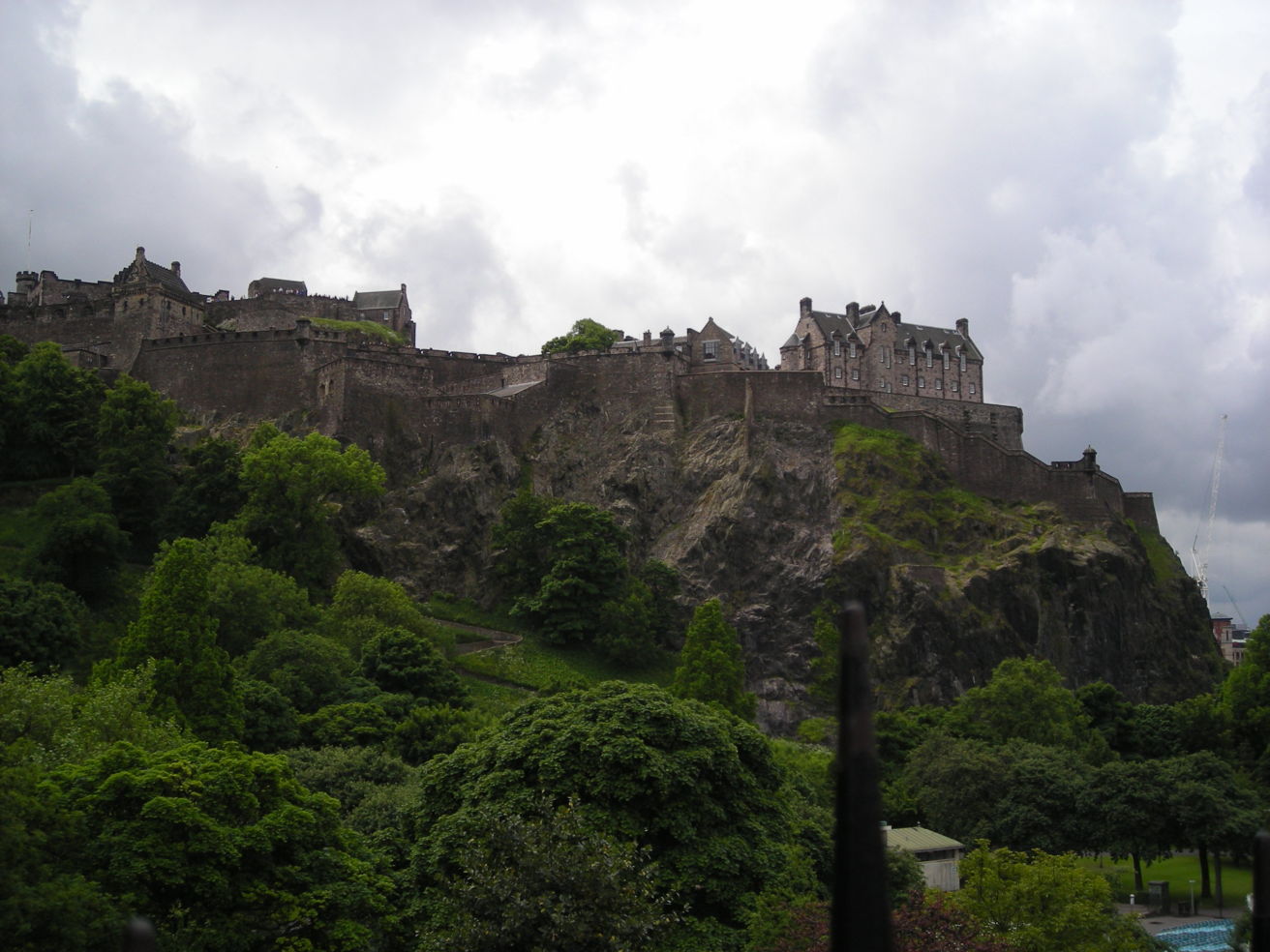 Edinburgh Castle in Scotland