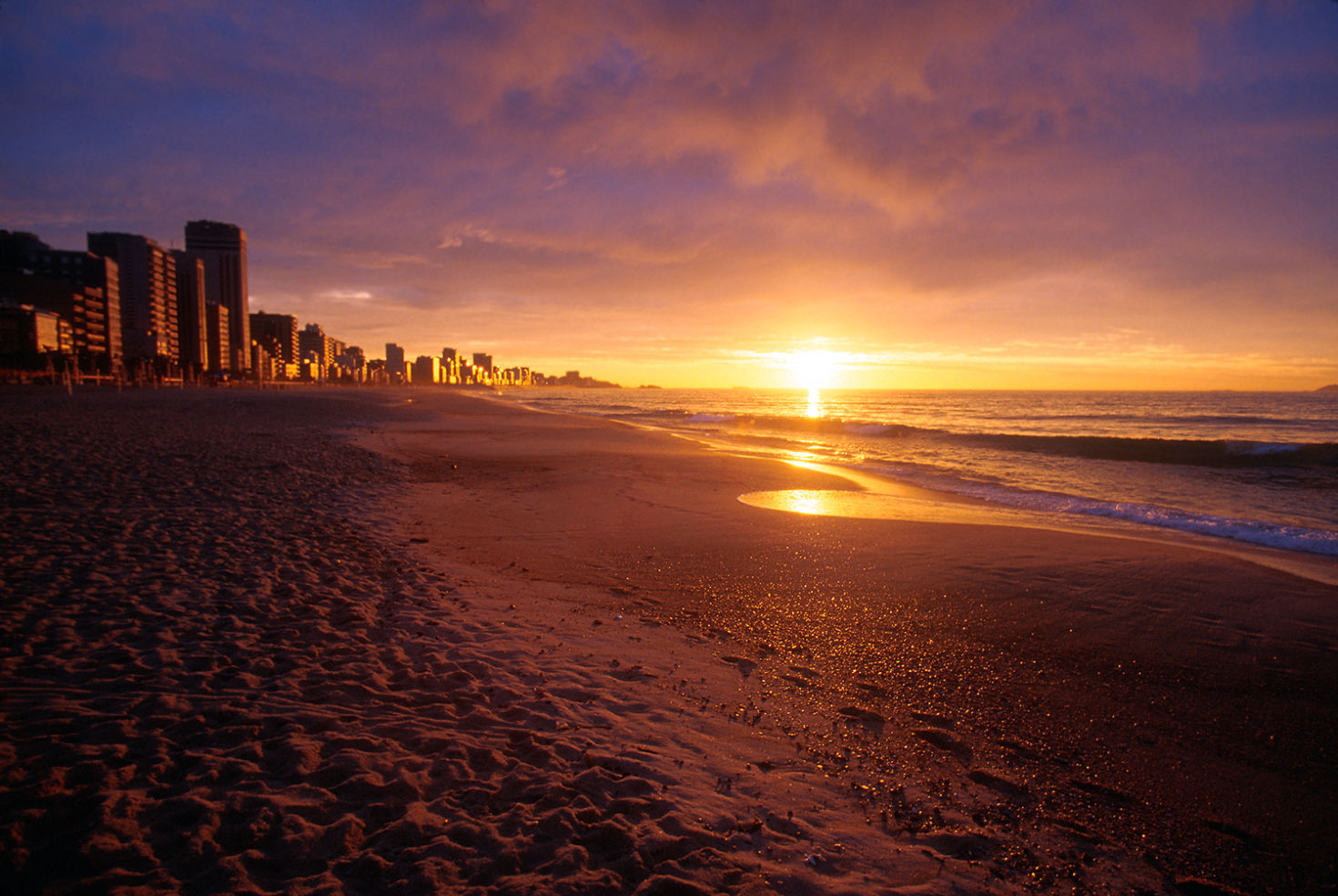 Sunrise in Rio de Janeiro, Brazil