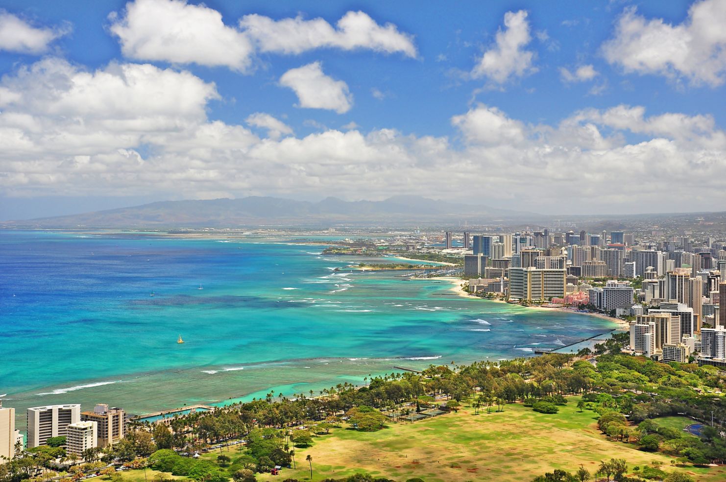 View from the top of Diamond Head