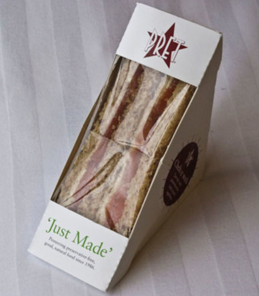 Pret a Manger sandwich