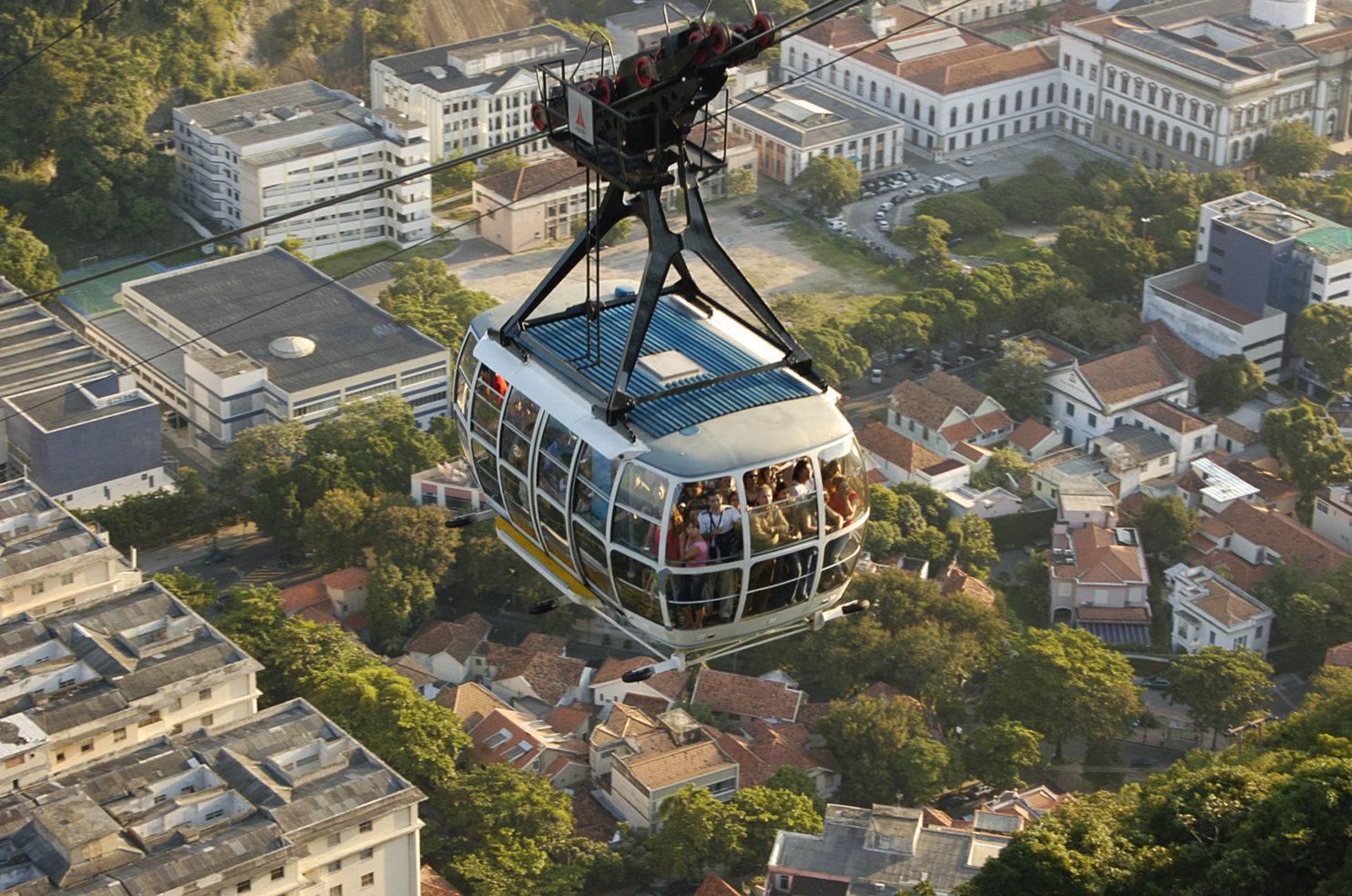 Rio view from the cable car