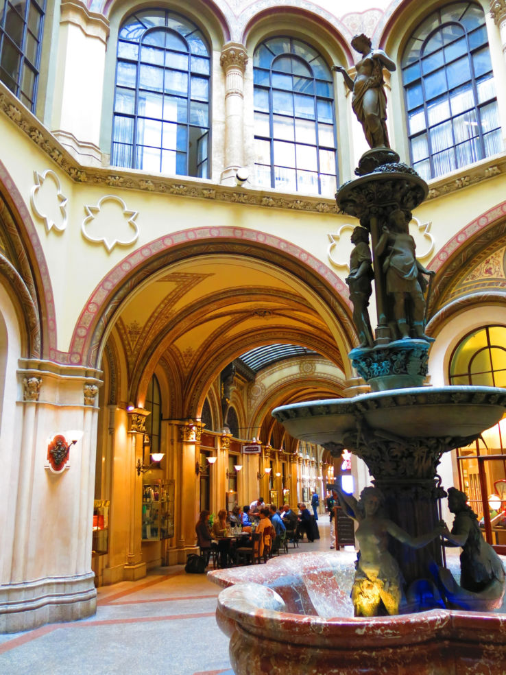 Vienna’s iconic Freyung passage is a popular market
