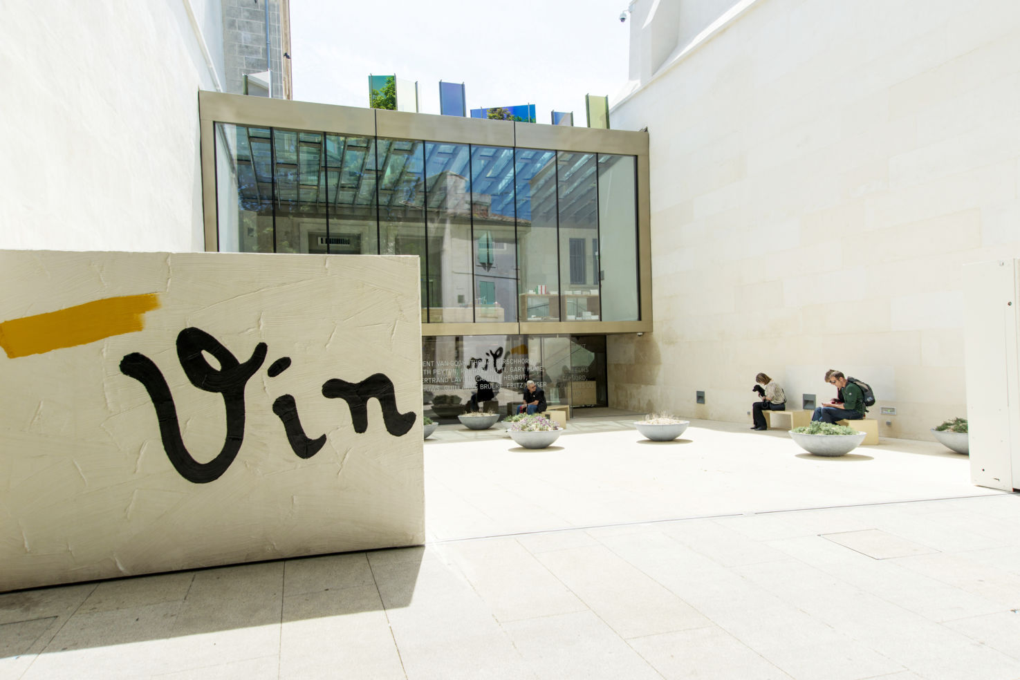 the entrance to the Vincent van Gogh Foundation building