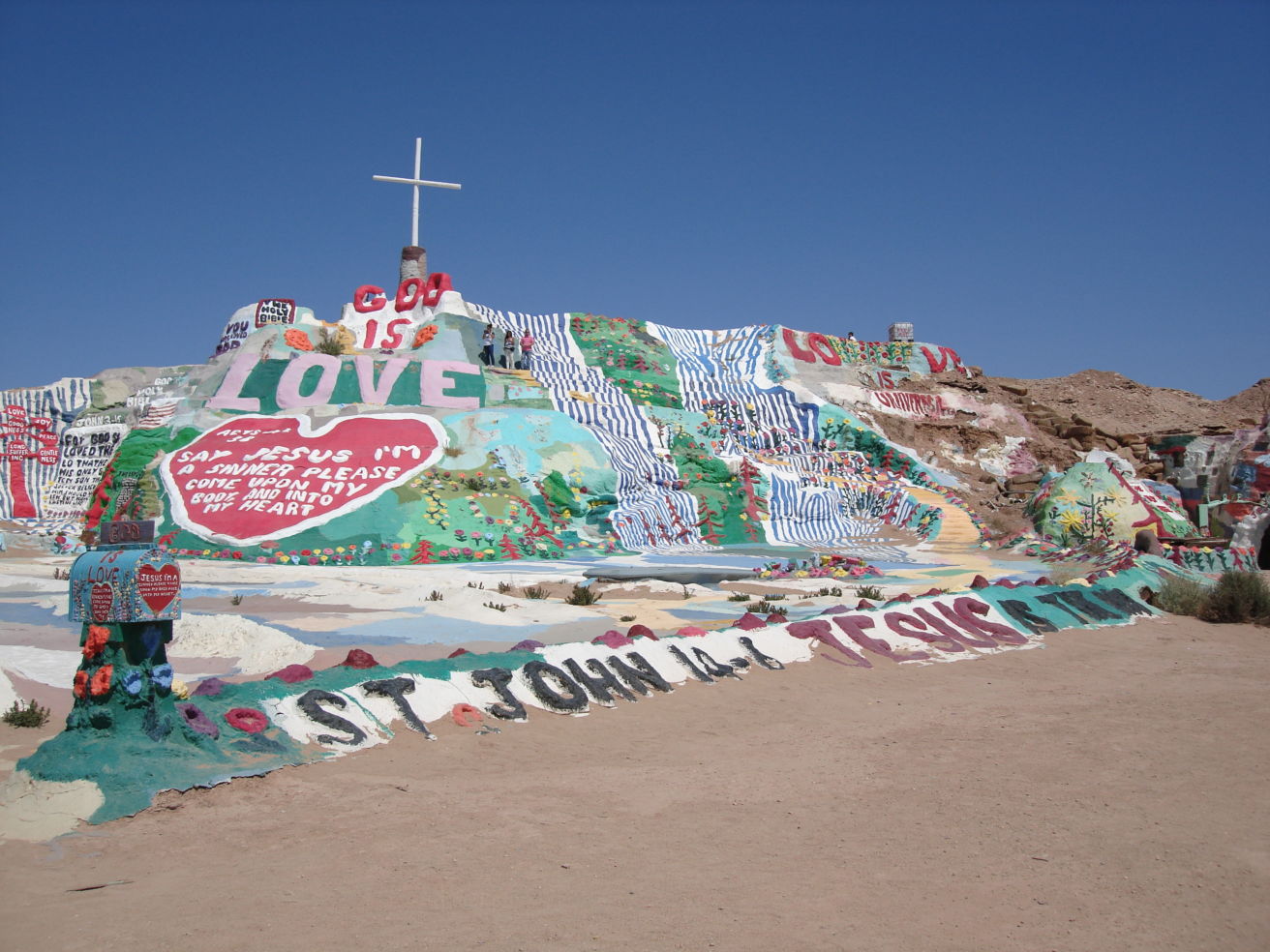 Salvation Mountain in California