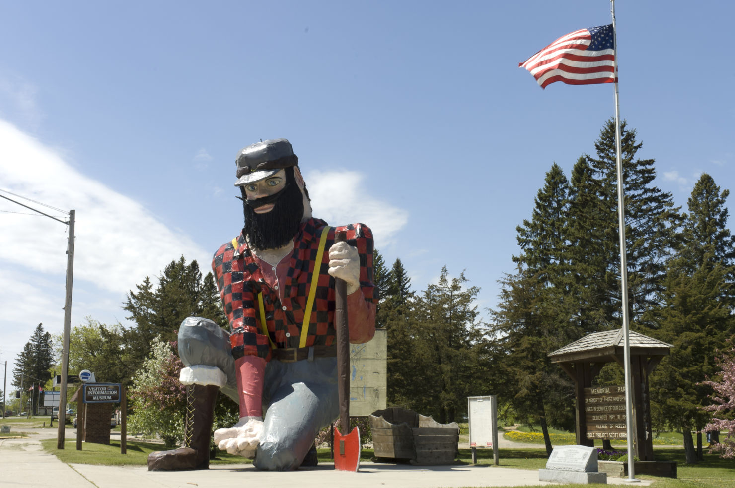 Paul Bunyan Statue in MInnesota