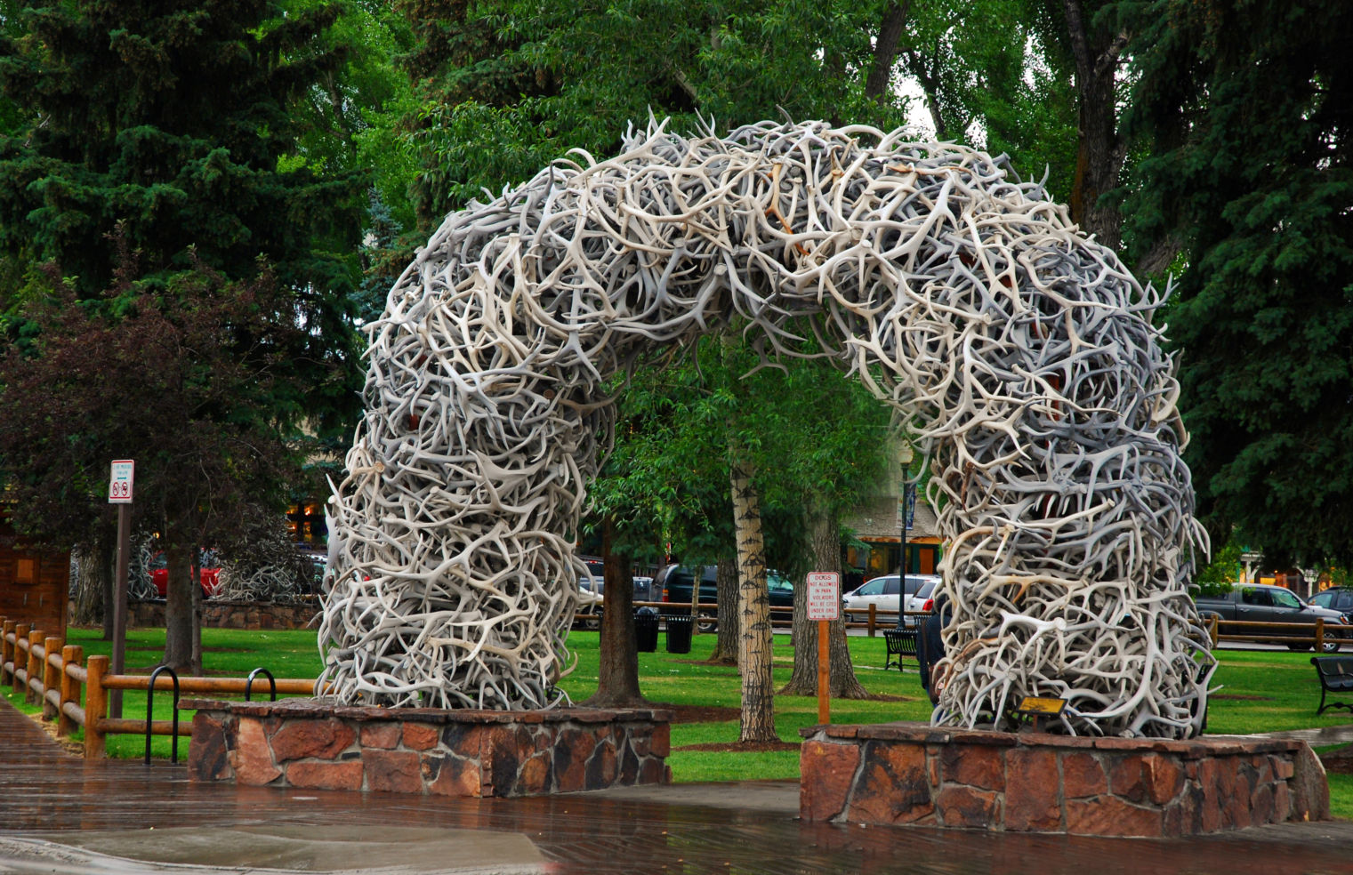 Antlers Arch in Jackson Wyoming