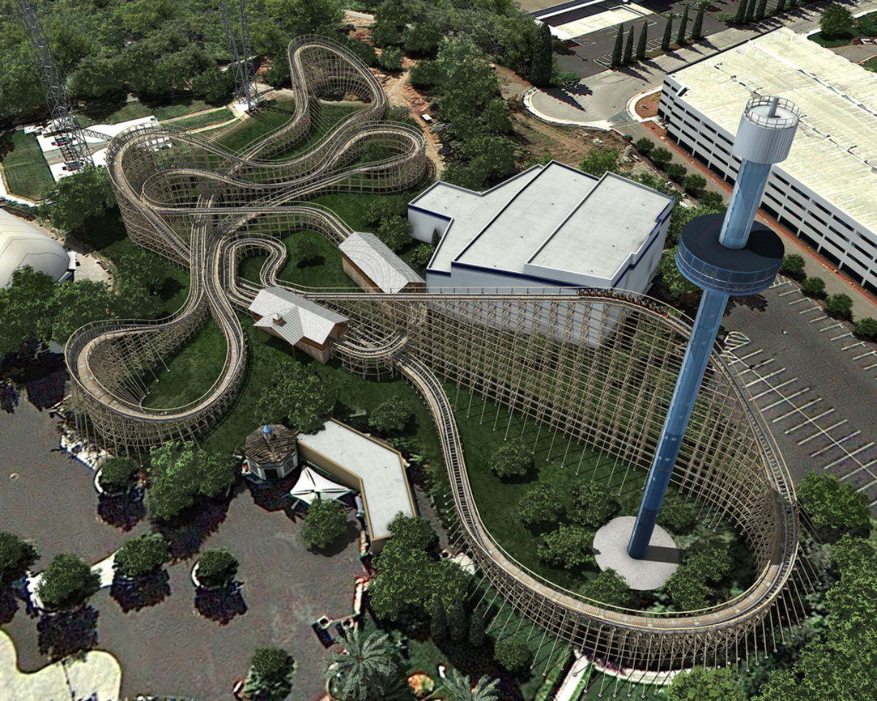 Gold Striker at California's Great America