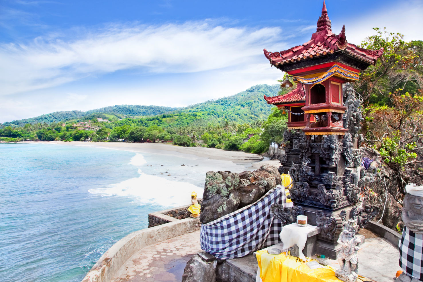 Pura Batu Bolong, Sengigi, Lombok, Indonesia