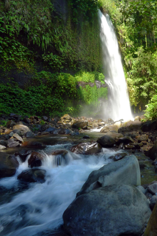 Sendang Gila waterfall (Sendang Gile), is Mount Rinjani national park's