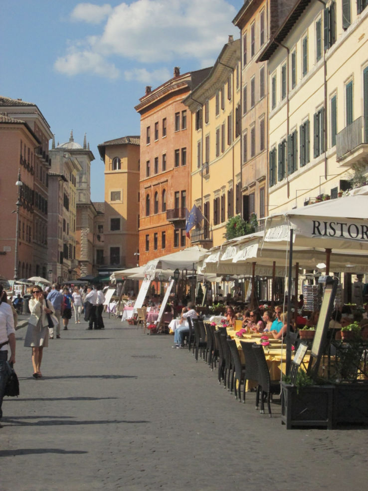 Street scene in Rome, Italy