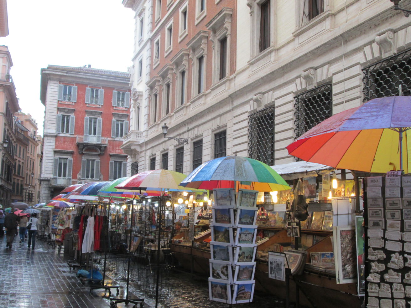 Vendors in Rome, Italy