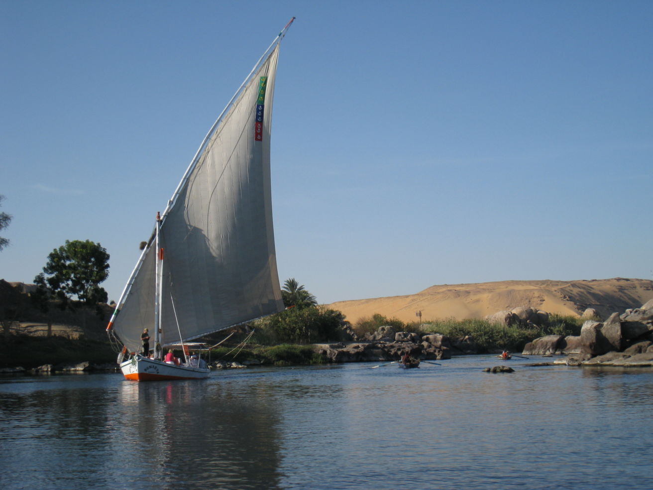 Sailing the Nile in Egypt