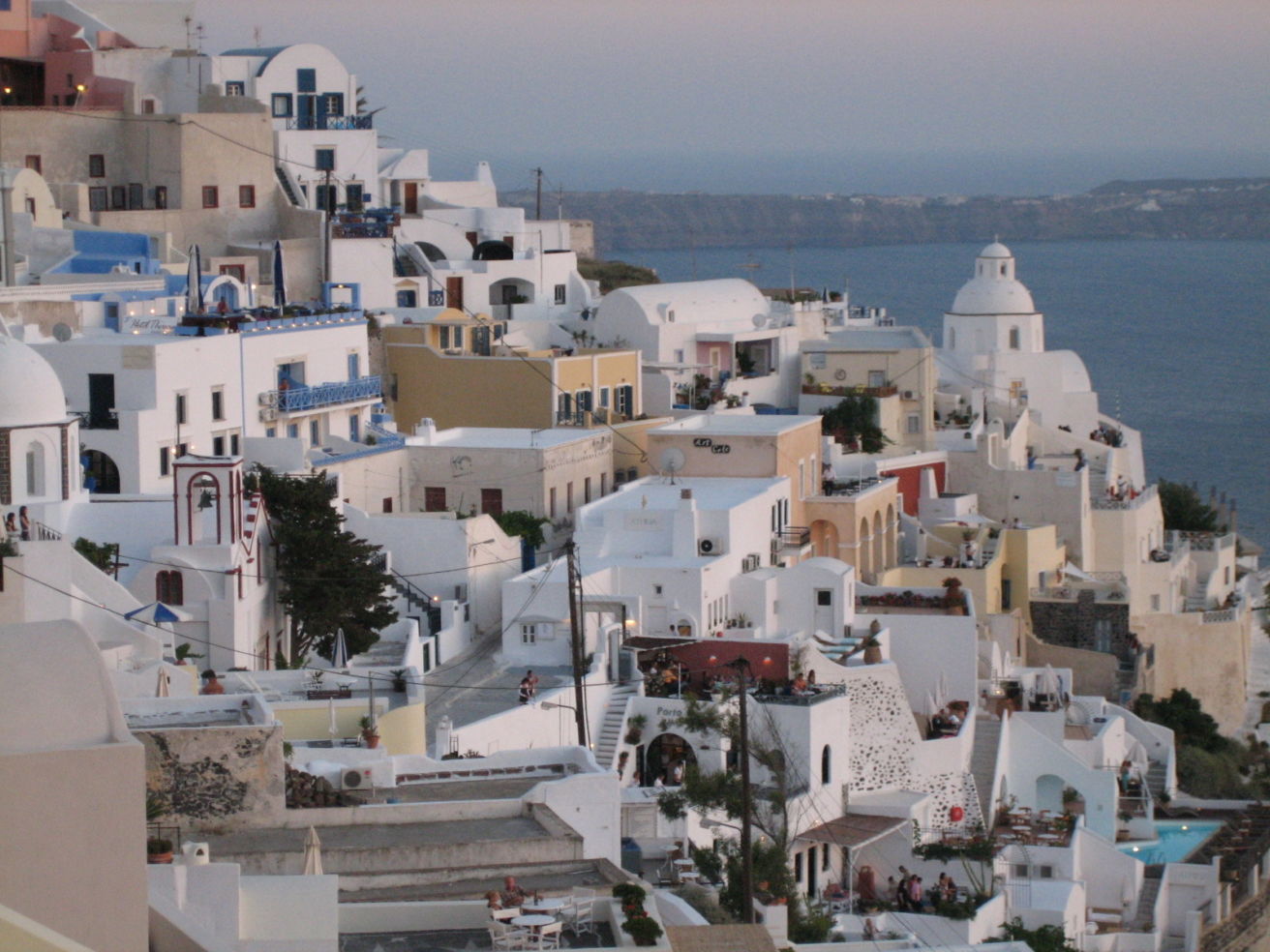 Santorini, thera sunset