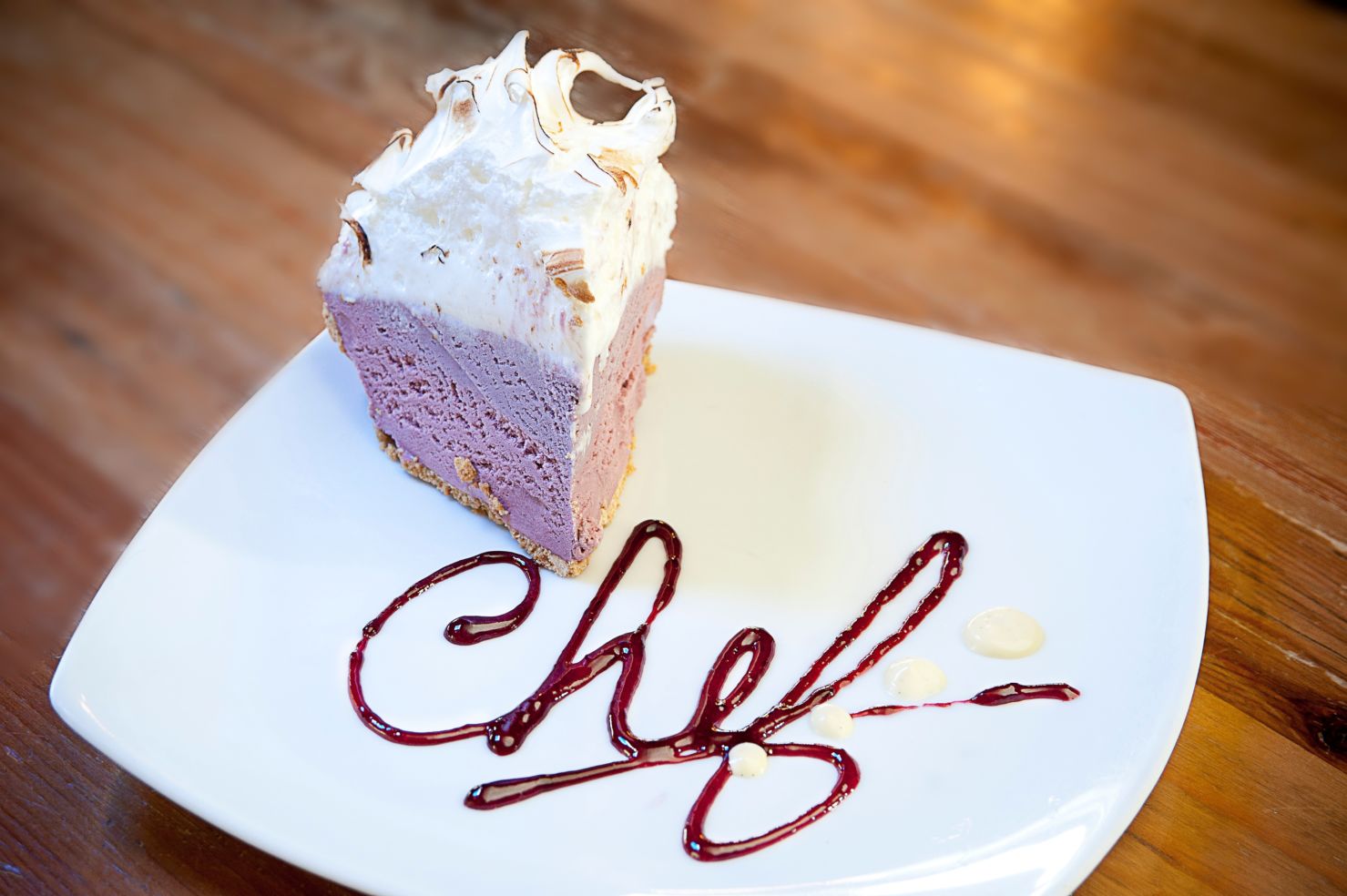 Blackberry Ice Cream Pie