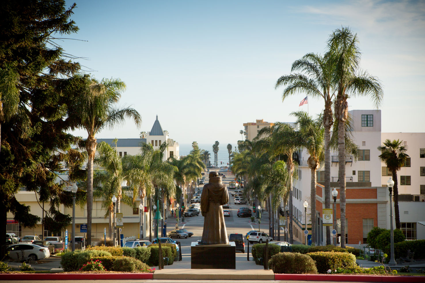 San Buenaventura statue of father Junipero Serra, Ventura, CA