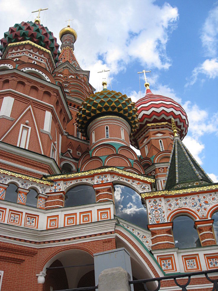 St. Basil Chapel in Moscow from the back