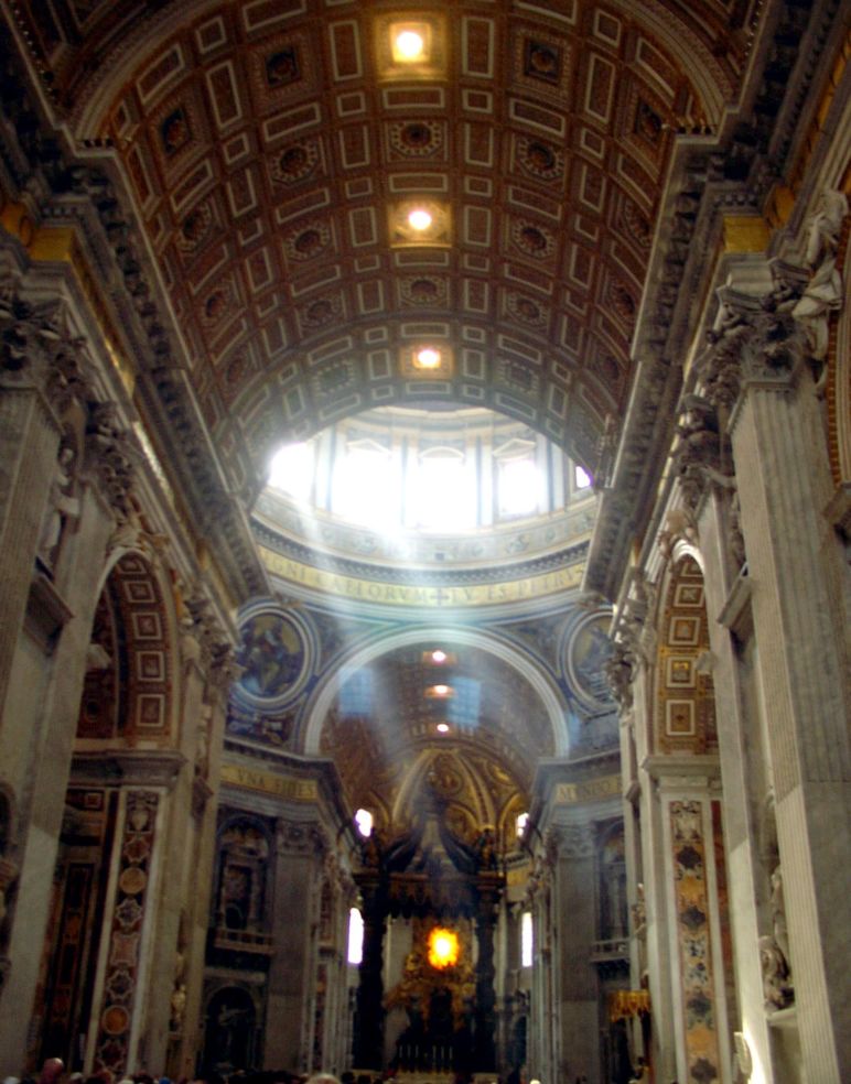 Inside St. Peter's Basilica