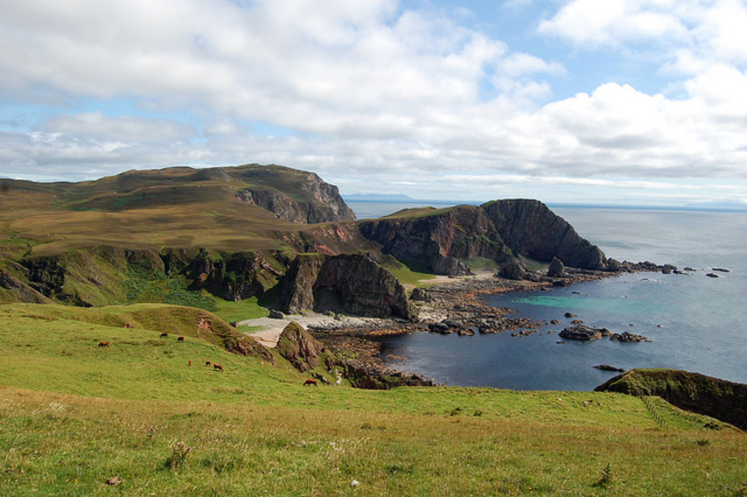 A view of the Scotland countryside