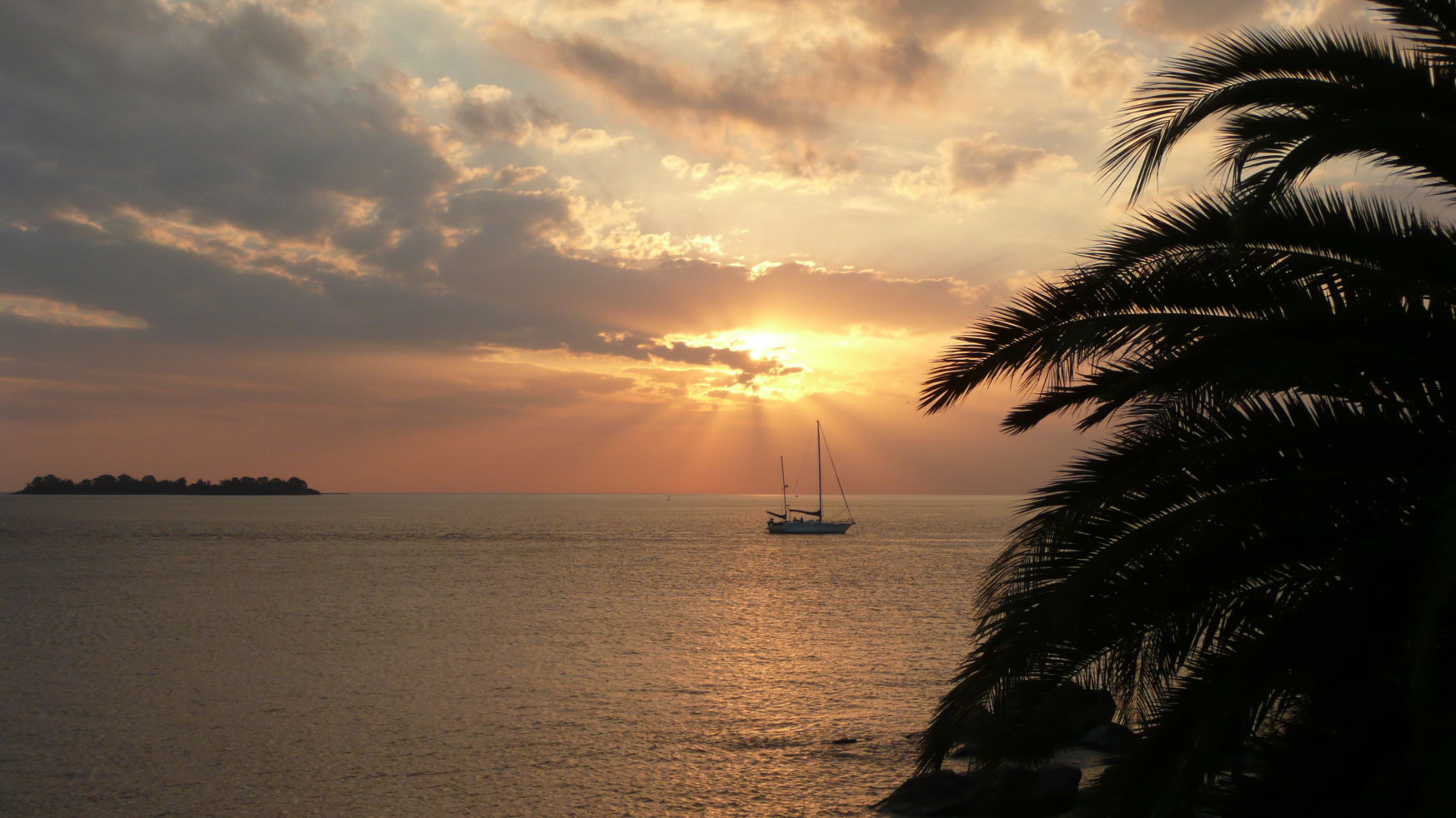 Sunset in Colonia, Uruguay