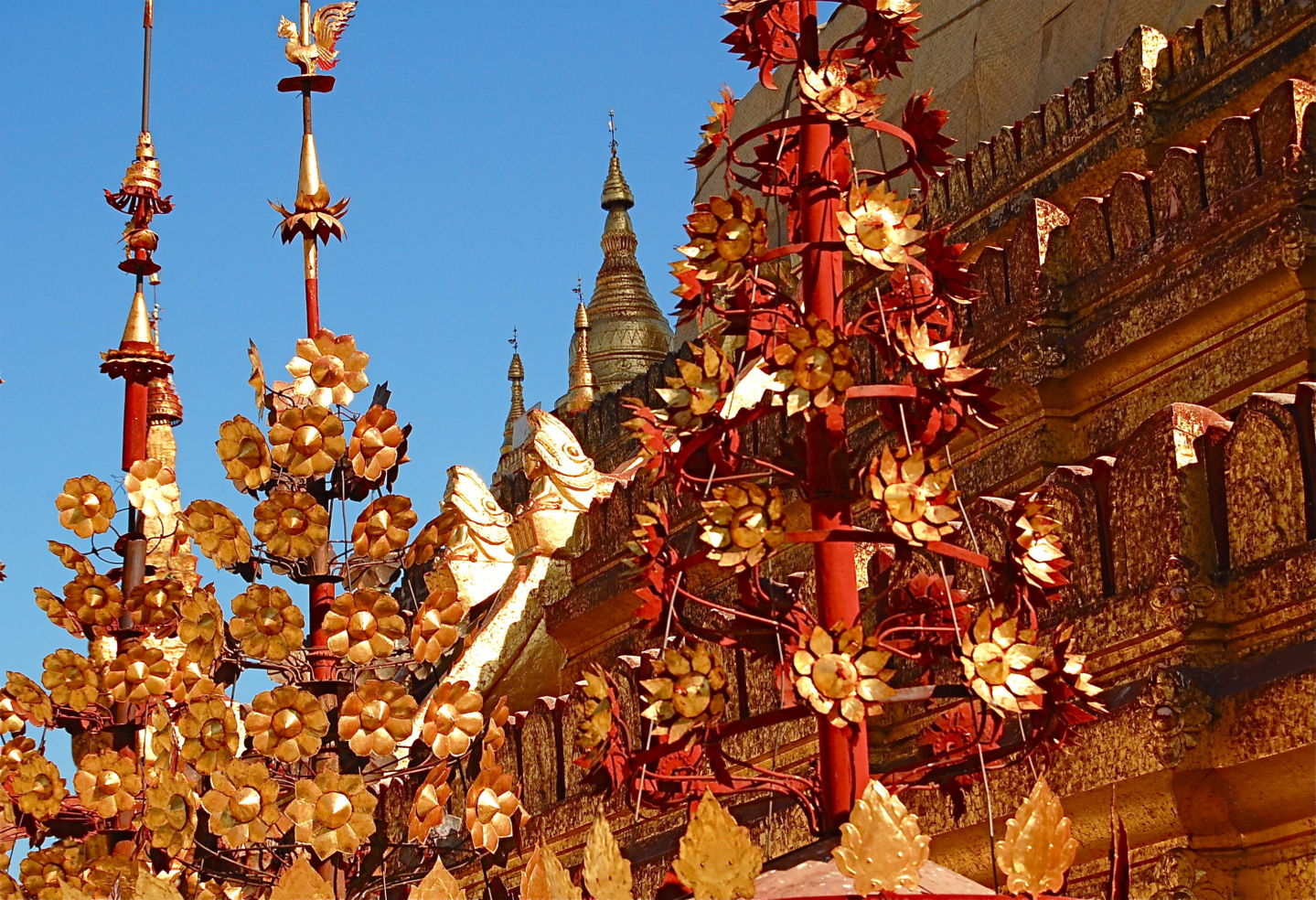 Temple in Mandalay, Myanmar