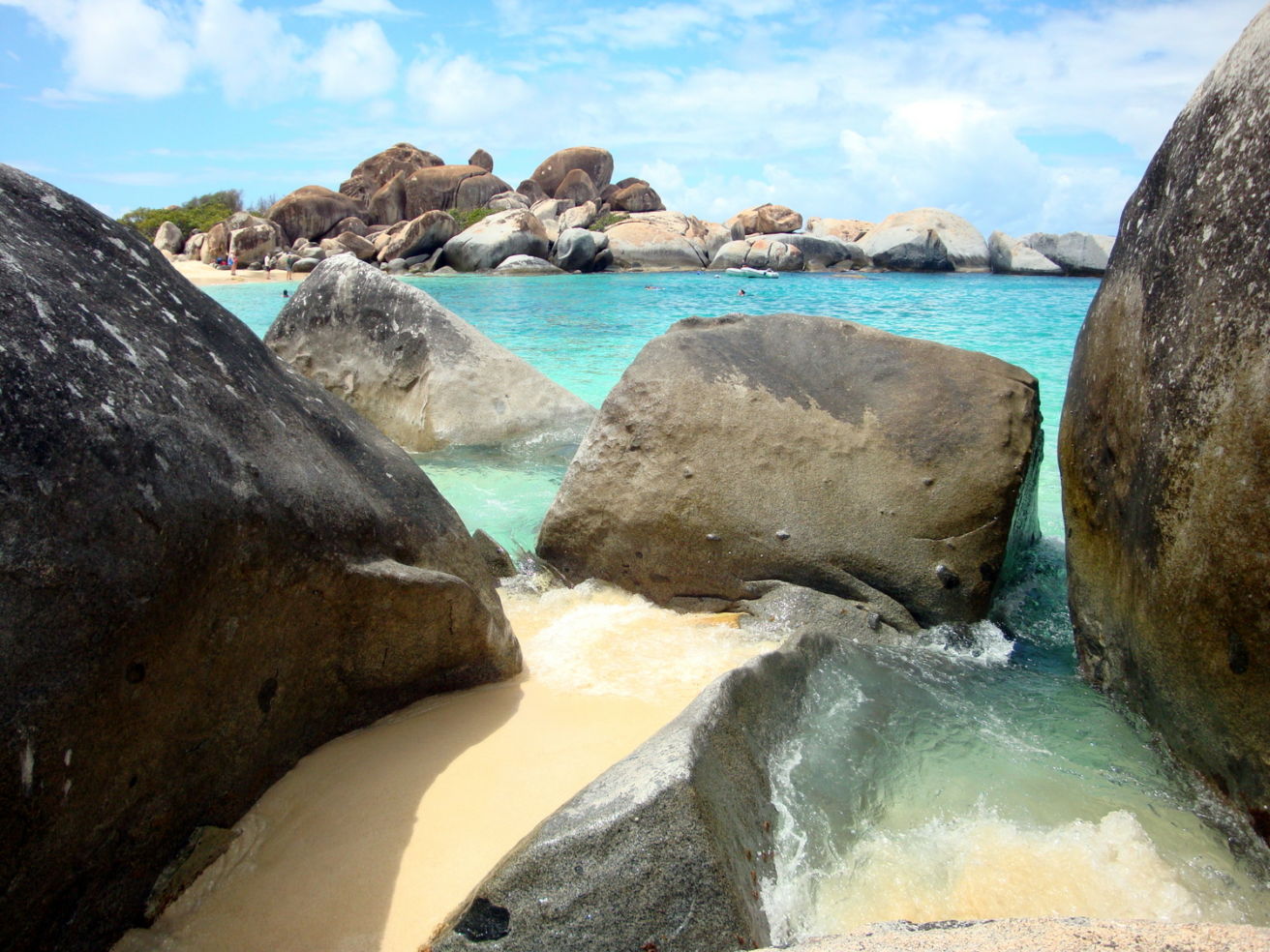 The Baths on Virgin Gorda in the British Virgin Islands