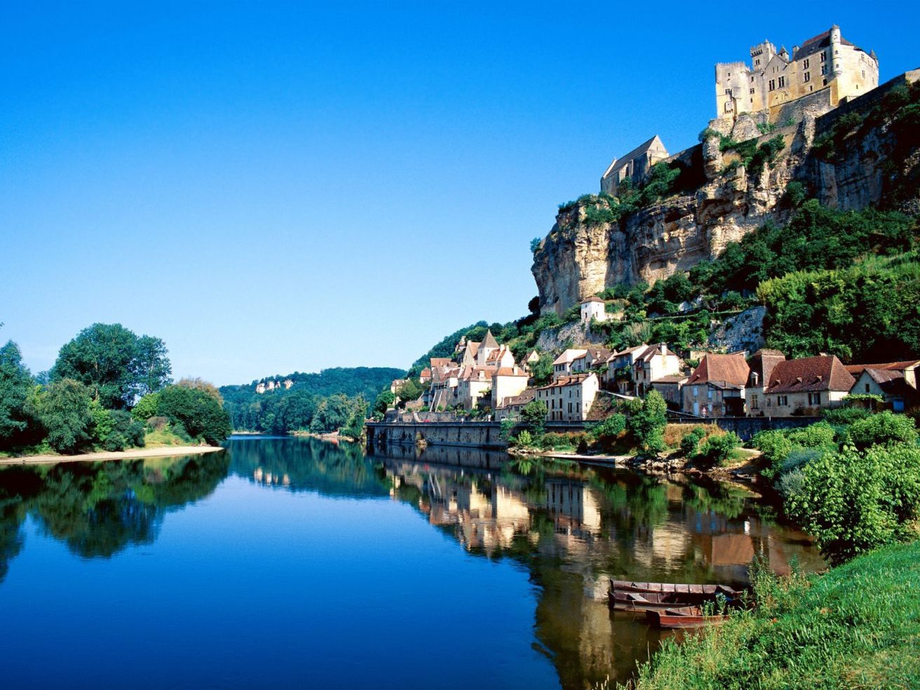 Dordogne River in France