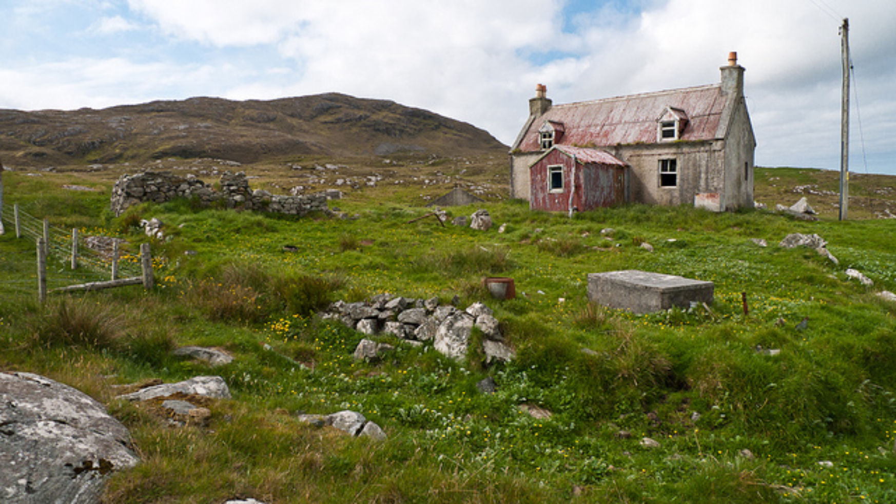 The Outer Hebrides in the U.K.