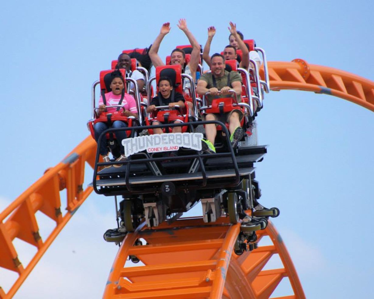 Thunderbolt at Luna Park in Coney Island, Brooklyn, New York