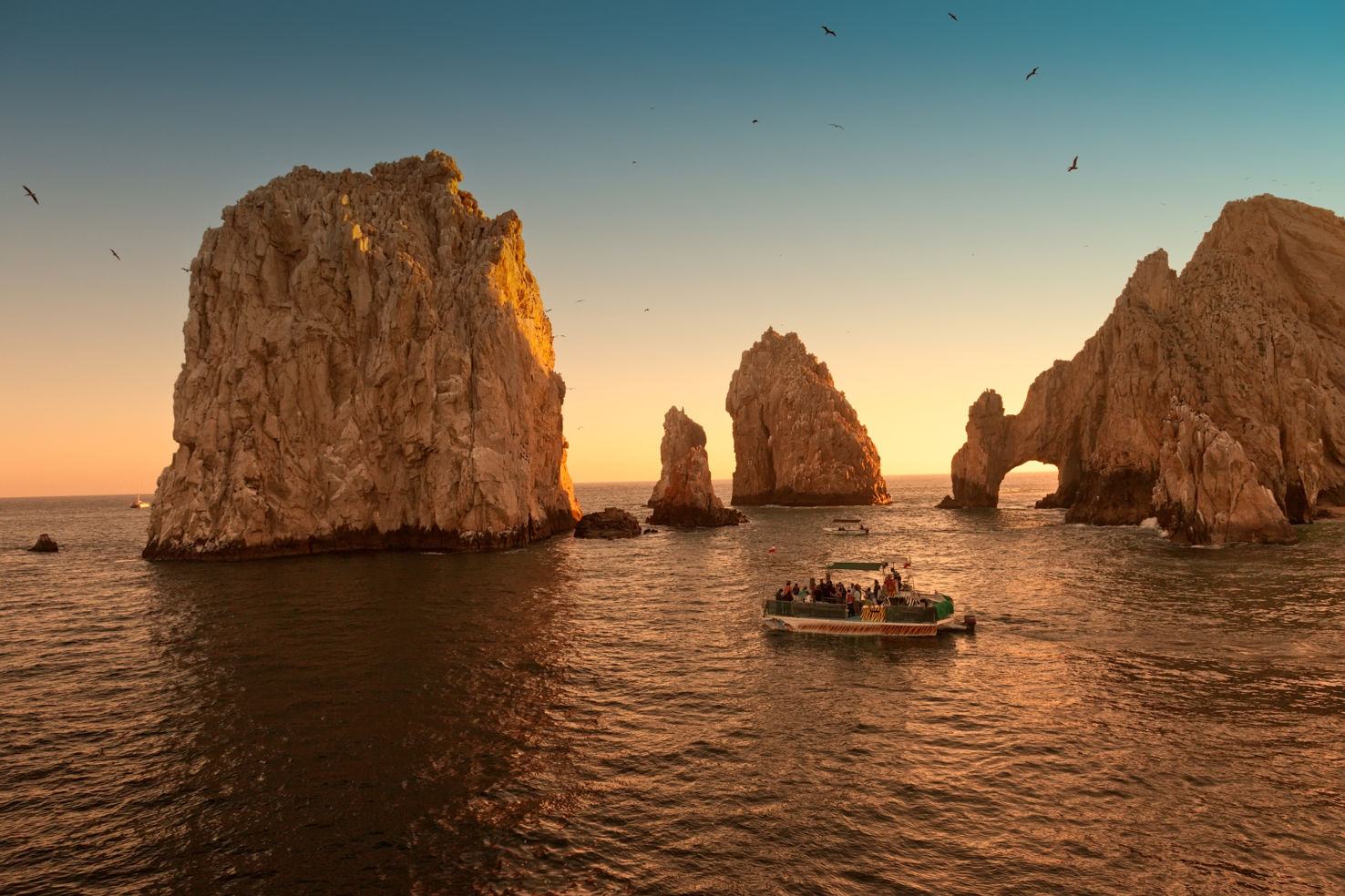 The Arch at Sunset in Cabo San Lucas, Mexico
