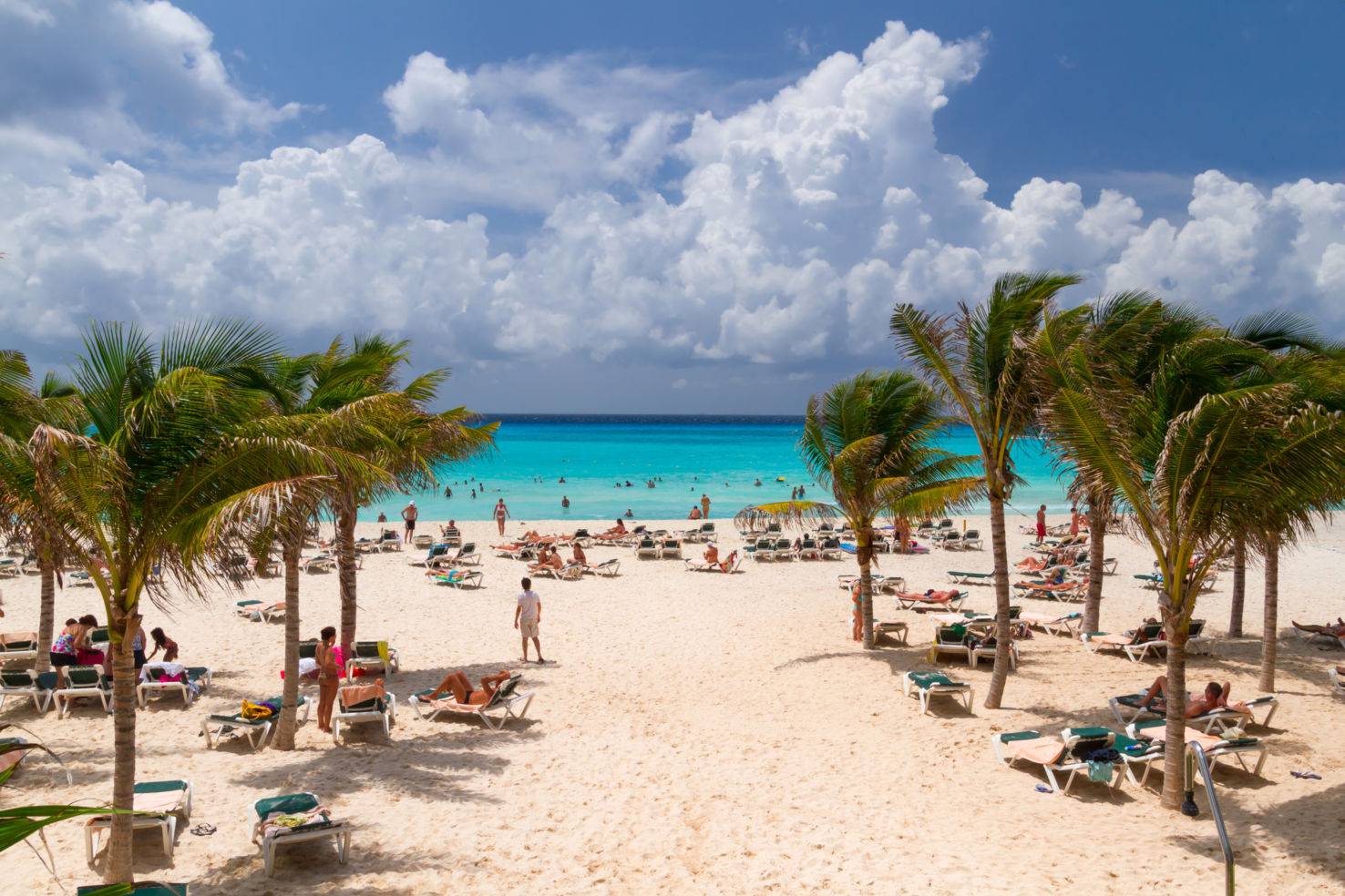 Playacar at Caribbean Sea in Mexico