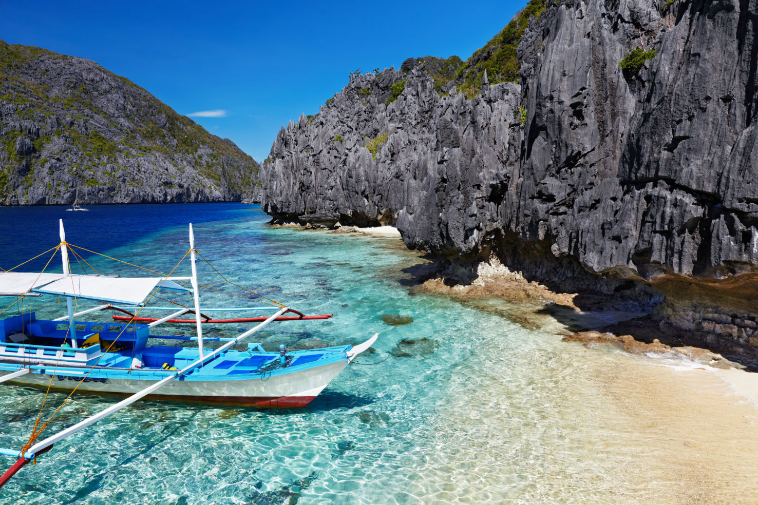 Tropical beach, South China See, El-Nido, Philippines