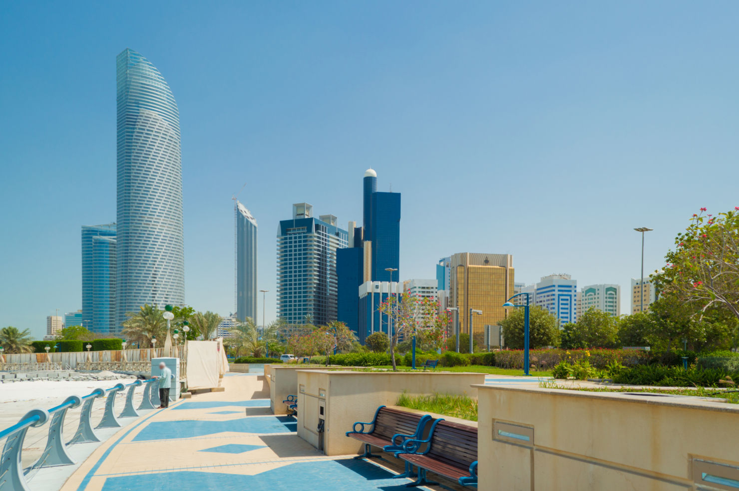 Abu Dhabi promenade