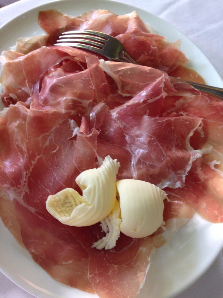 Trattoria La Buca meat and cheese