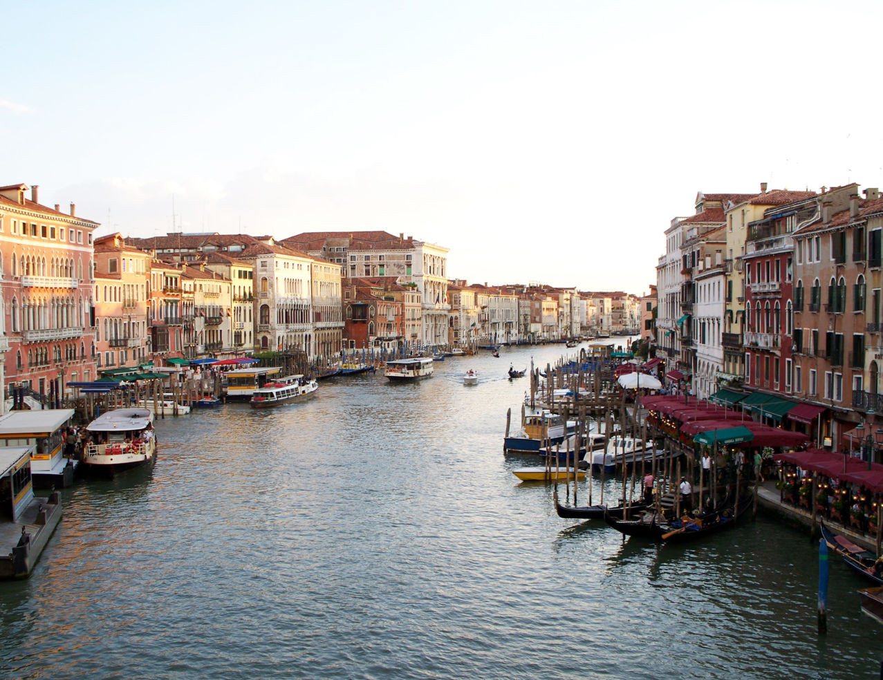 The Tourist in Venice, Italy