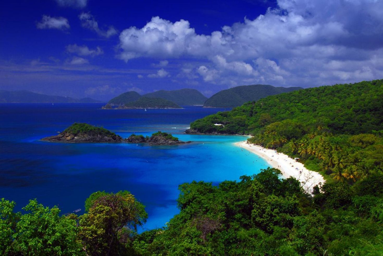Trunk Bay in St. John, US Virgin Islands