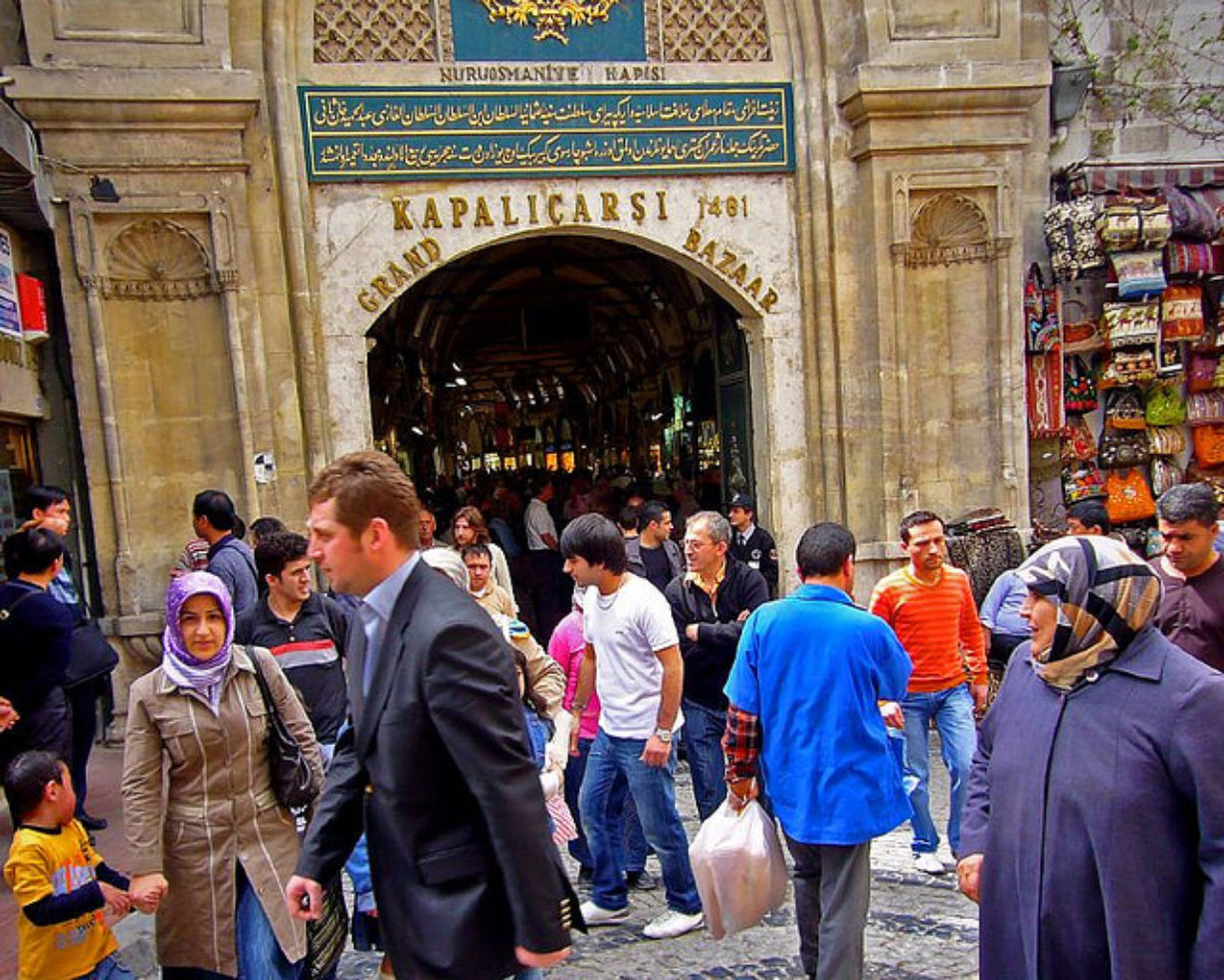 Grand Bazaar in Istanbul, Turkey