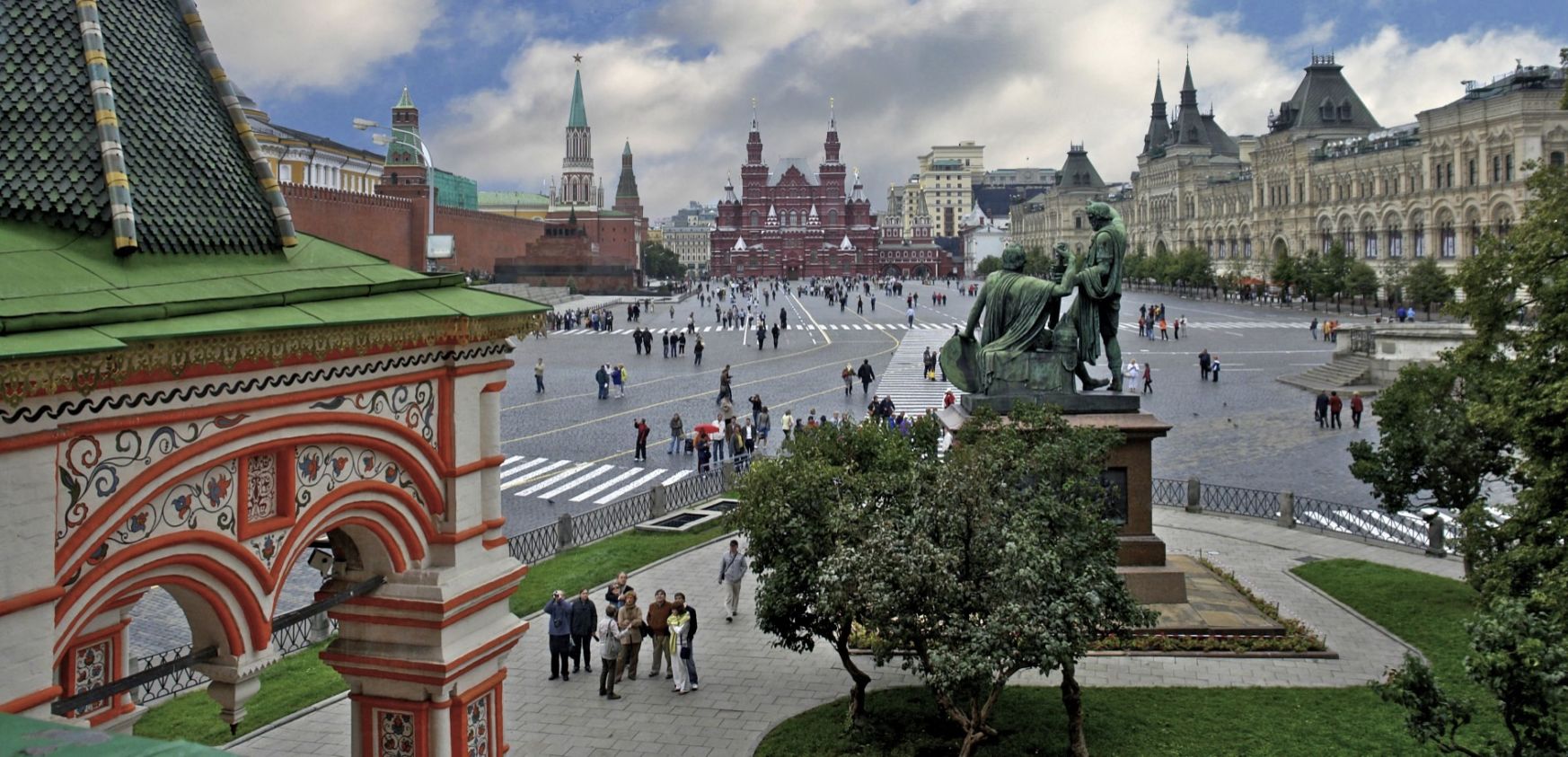 View of Red Square from St. Basil's Cathedral