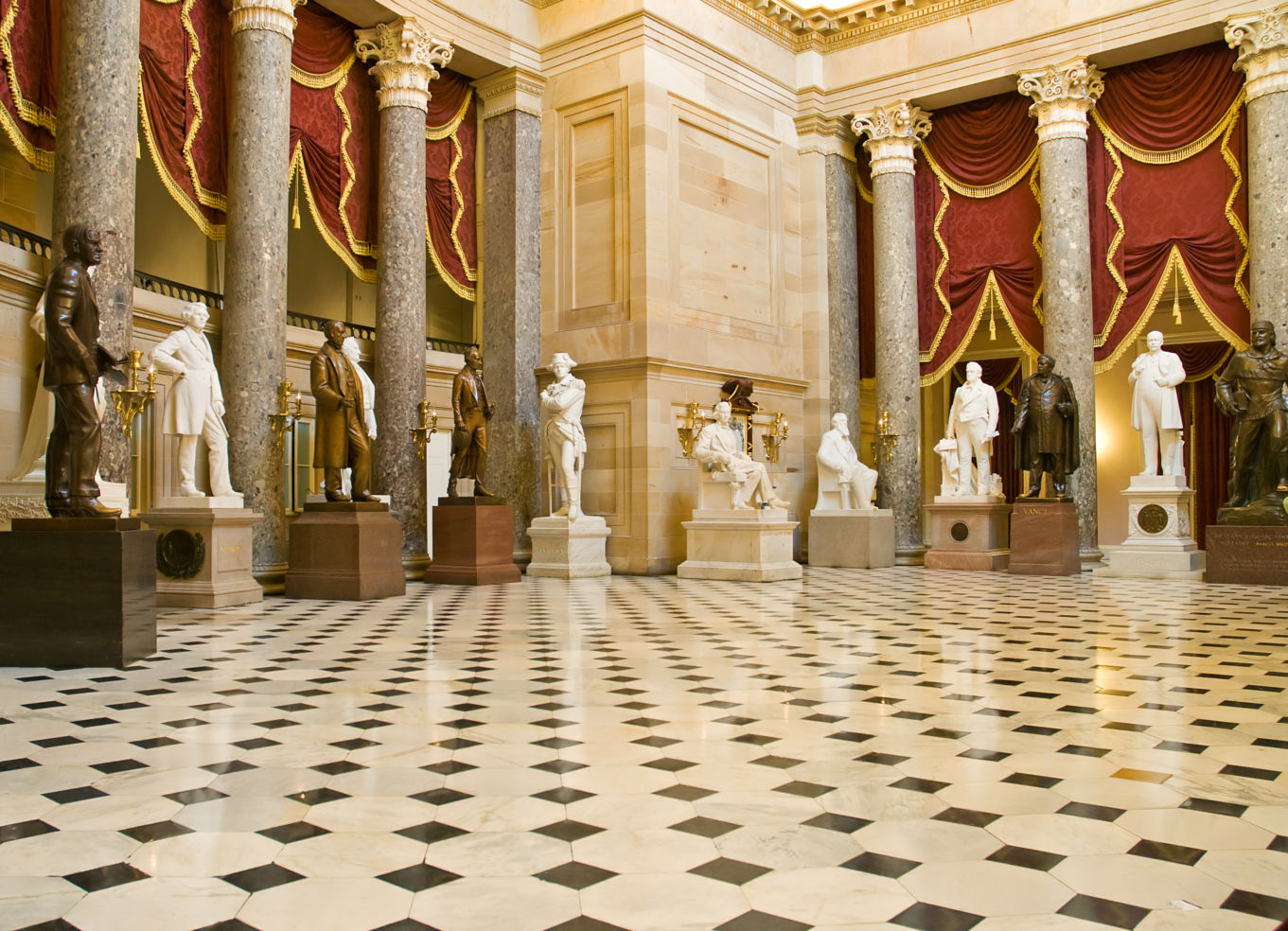 National Statuary Hall in the US Capitol Building, Washington, DC.