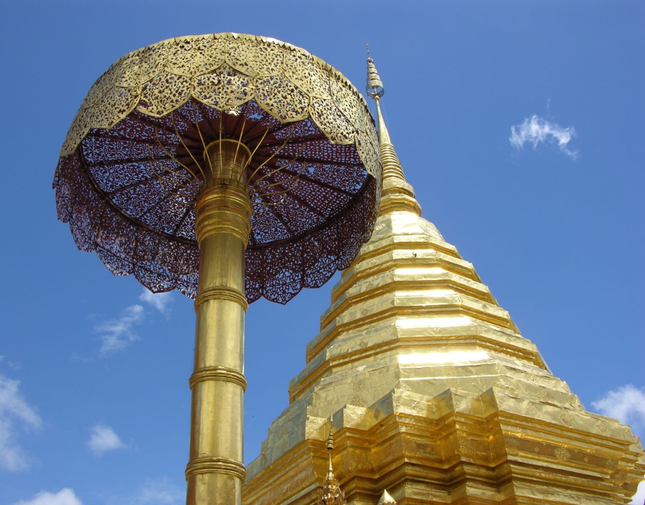 Wat Phrathat Doi Suthep, in Chiang Mai, Thailand