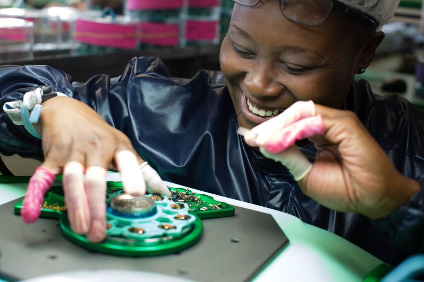 Watch straps are crafted and watches are assembled in Shinola’s Detroit factory. Make an appointment to take a tour.