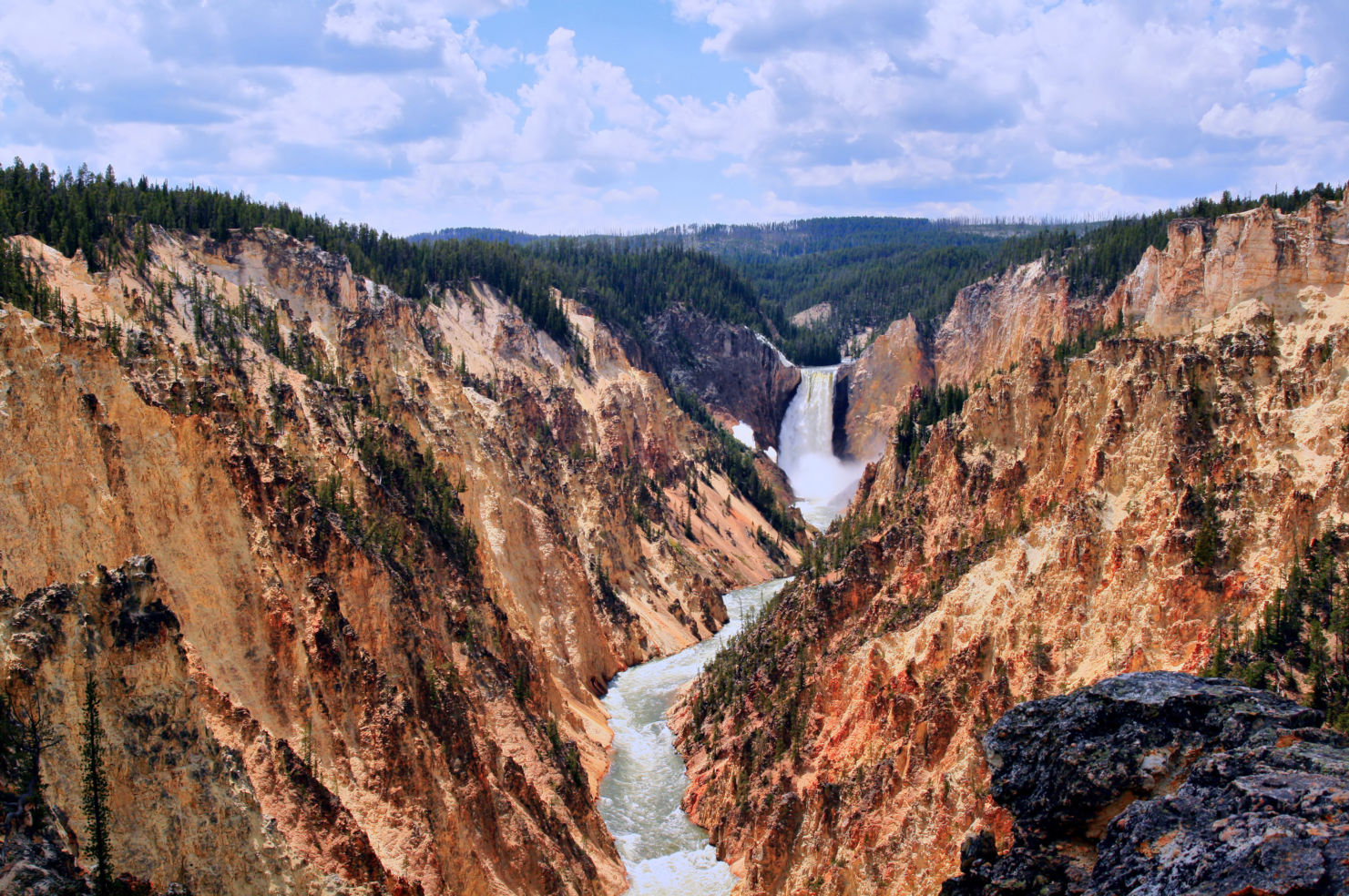 Canary Springs at Yellowstone National Park