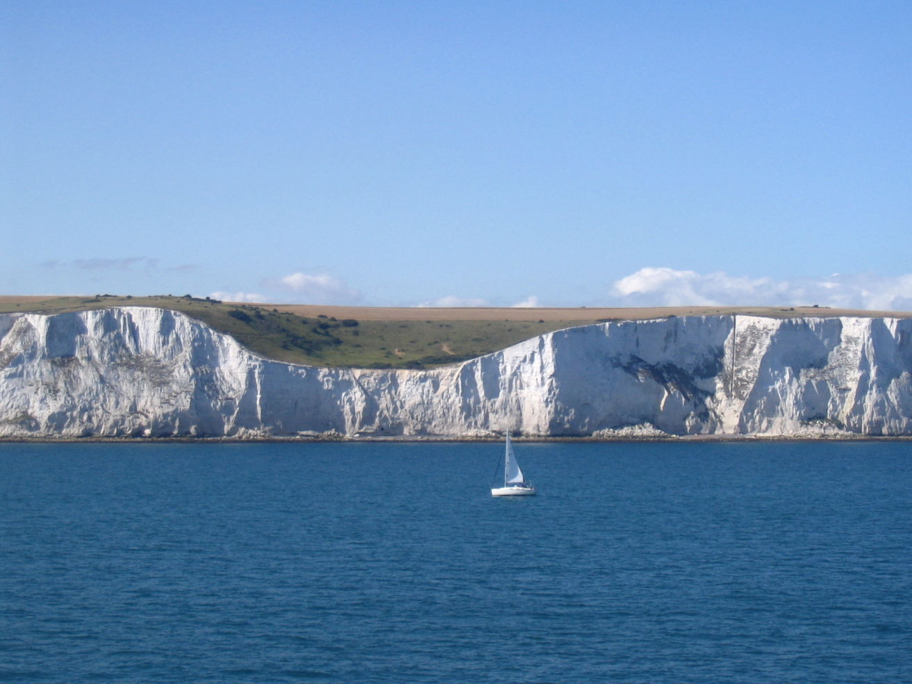 The White Cliffs of Dover in the UK