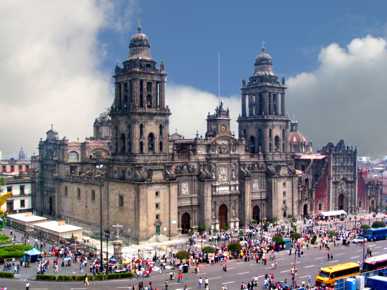 A view of the Mexico City Cathedral