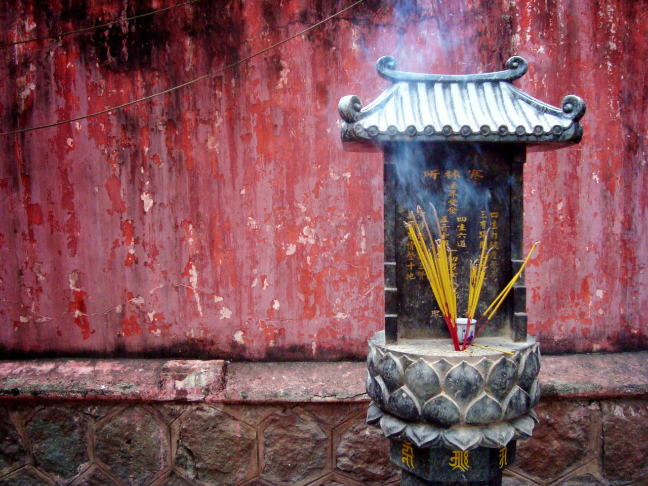 Incense outside the Jade Pagoda in Ho Chi Minh City, Vietnam