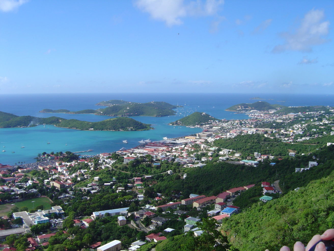A view of Charlotte Amelie, on St. Thomas, U.S. Virgin Islands.