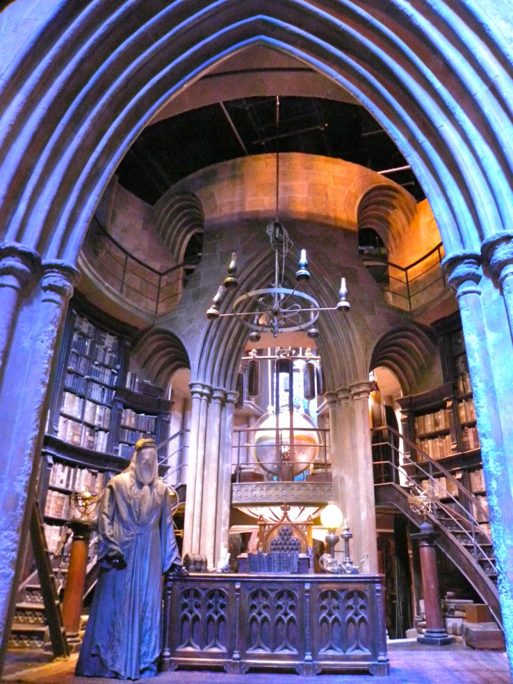Dumbledore's Office, as seen on the Harry Potter Studio Tour.